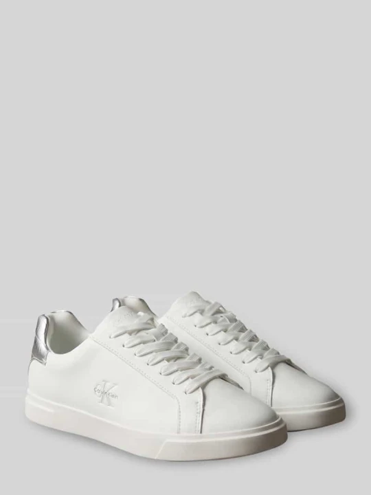 Zdjęcie produktu Sneakersy z naturalnej skóry bydlęcej Calvin Klein Biały