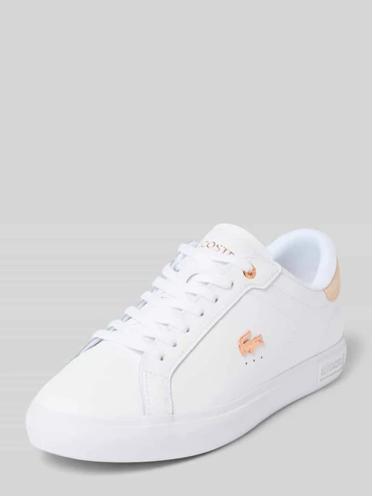 Zdjęcie produktu Sneakersy z naturalnej skóry bydlęcej Lacoste Biały