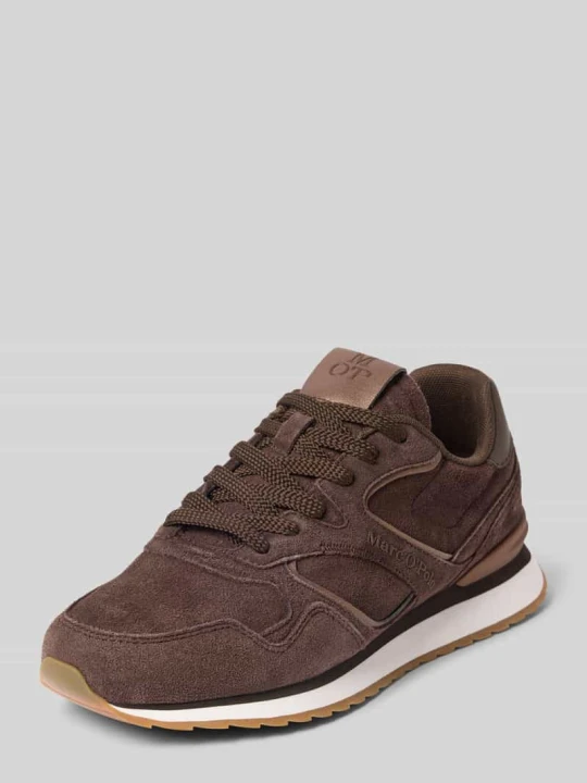 Zdjęcie produktu Sneakersy z naturalnej skóry bydlęcej Marc O'Polo Ciemnobrązowy