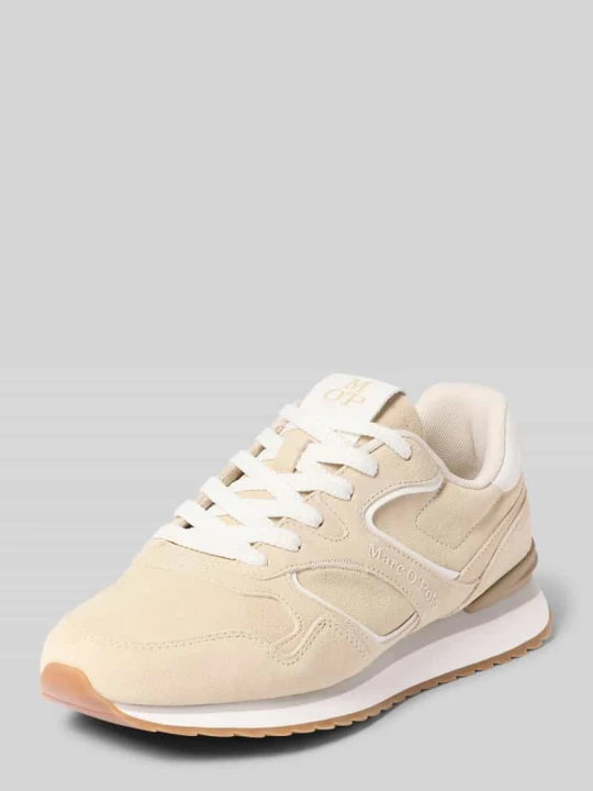 Zdjęcie produktu Sneakersy z naturalnej skóry bydlęcej Marc O'Polo Beżowy