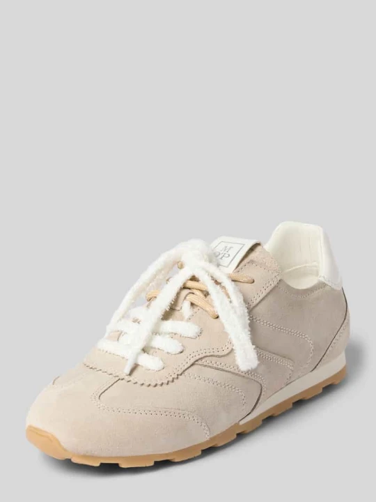 Zdjęcie produktu Sneakersy z naturalnej skóry bydlęcej Marc O'Polo Beżowy