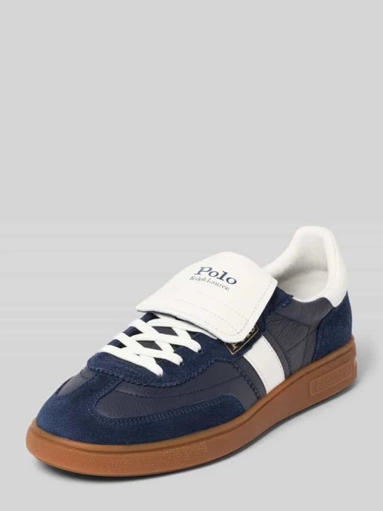 Zdjęcie produktu Sneakersy z naturalnej skóry bydlęcej model 'BEDFORD' Polo Ralph Lauren Ciemnoniebieski