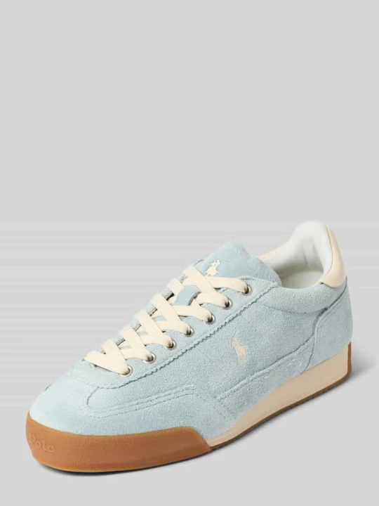 Zdjęcie produktu Sneakersy z naturalnej skóry bydlęcej Polo Ralph Lauren Jasnoniebieski