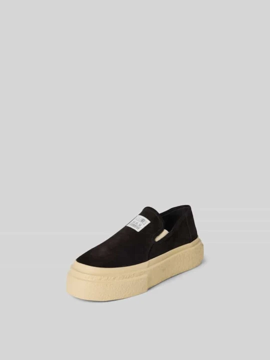 Zdjęcie produktu Sneakersy z naturalnej skóry MM6 Maison Margiela Czarny