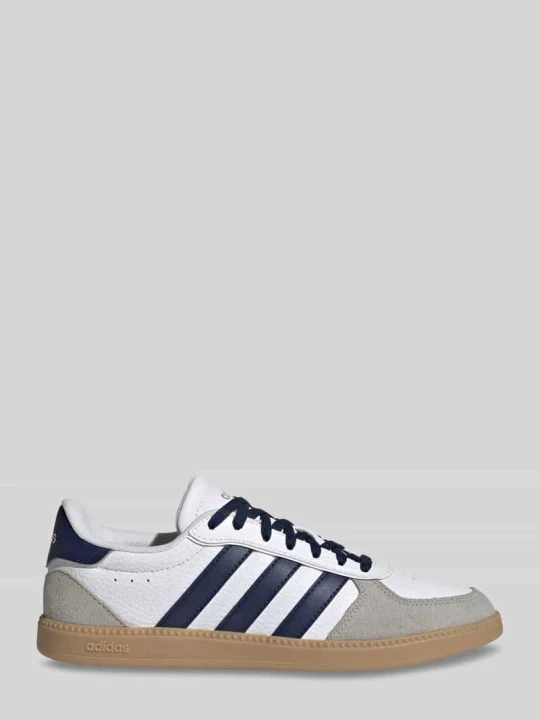 Zdjęcie produktu sneakersy z naturalnej skóry model 'BREAKNET SLEEK' Adidas Écru