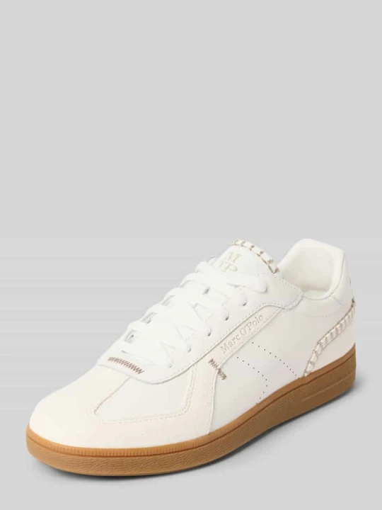 Zdjęcie produktu Sneakersy z naturalnej skóry model 'CHARLIE W 1A' Marc O'Polo Złamany biały