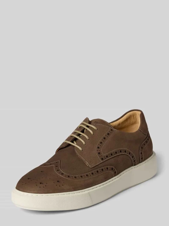 Zdjęcie produktu Sneakersy z naturalnej skóry model 'Saturn' Digel Średniobrązowy