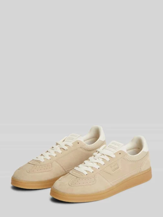 Zdjęcie produktu Sneakersy z naturalnej skóry welurowej Tommy Jeans Piaskowy