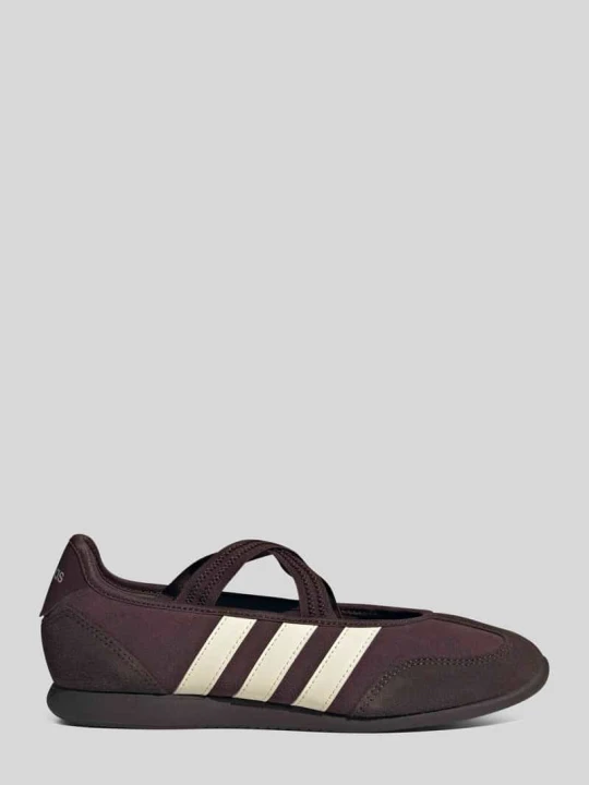 Zdjęcie produktu Sneakersy z naturalnej skóry welurowej z bydła model 'BARREDA' Adidas Ciemnobrązowy