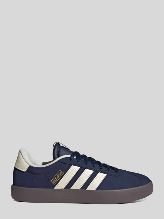 Zdjęcie produktu Sneakersy z prawdziwego weluru bydlęcego model 'VL COURT 3.0' Adidas Ciemnoniebieski