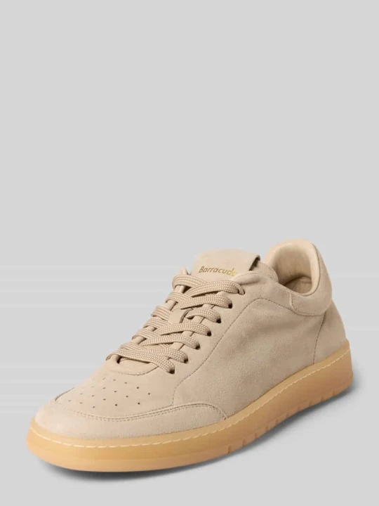 Zdjęcie produktu Sneakersy z naturalnej skóry z detalem z logo Barracuda