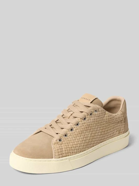Zdjęcie produktu Sneakersy z naturalnej skóry z fakturowanym wzorem model 'Julien' Gant Piaskowy