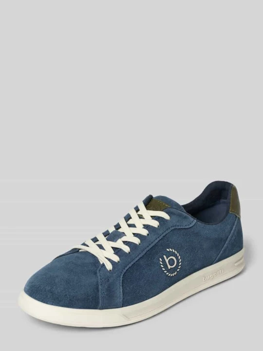 Zdjęcie produktu Sneakersy z powlekanej skóry Model 'Powder' Bugatti Granatowy