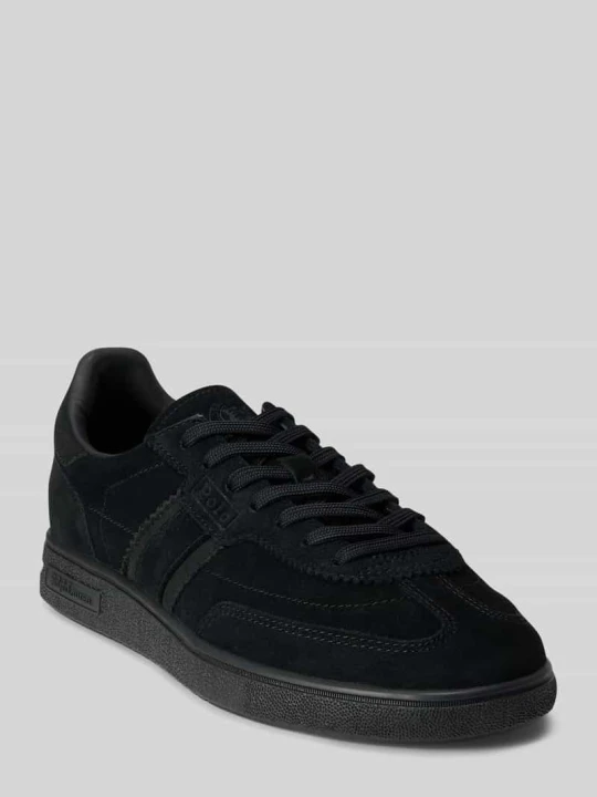 Zdjęcie produktu Sneakersy z prawdziwej skóry Polo Ralph Lauren Czarny