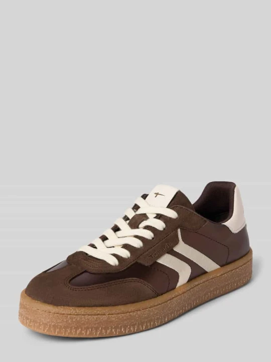 Zdjęcie produktu Sneakersy z prawdziwej skóry Tamaris Ciemnobrązowy