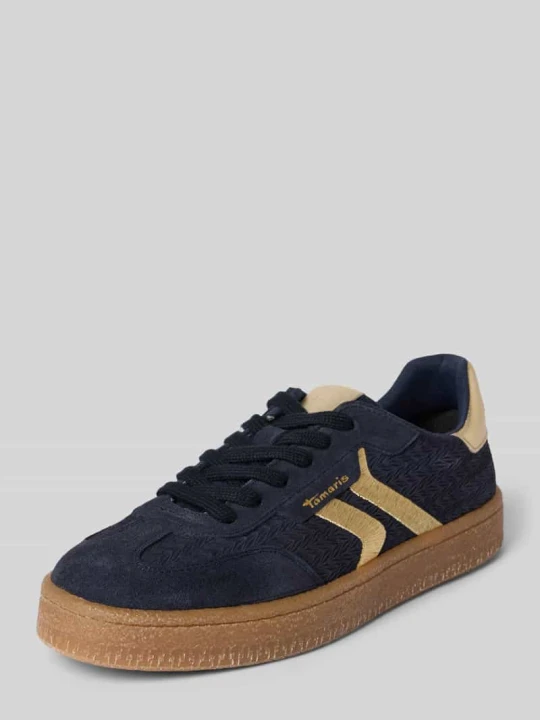Zdjęcie produktu Sneakersy z prawdziwej skóry Tamaris Ciemnoniebieski