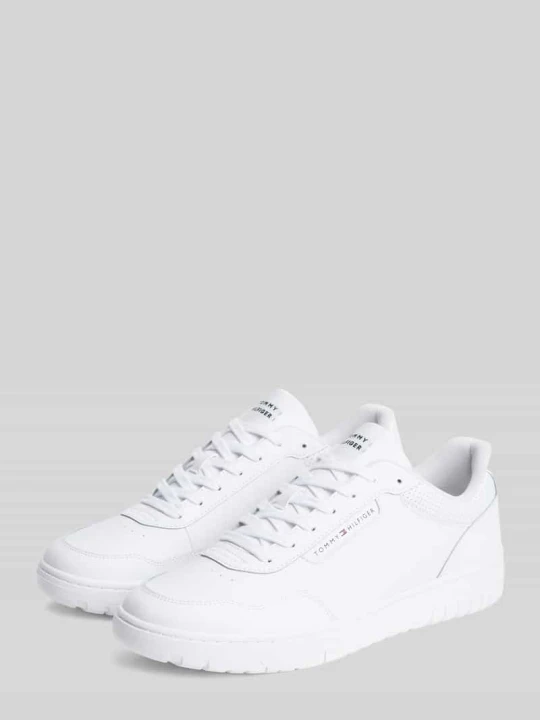 Zdjęcie produktu Sneakersy z prawdziwej skóry Tommy Hilfiger Biały