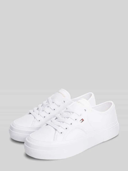 Zdjęcie produktu Sneakersy z prawdziwej skóry Tommy Hilfiger Biały