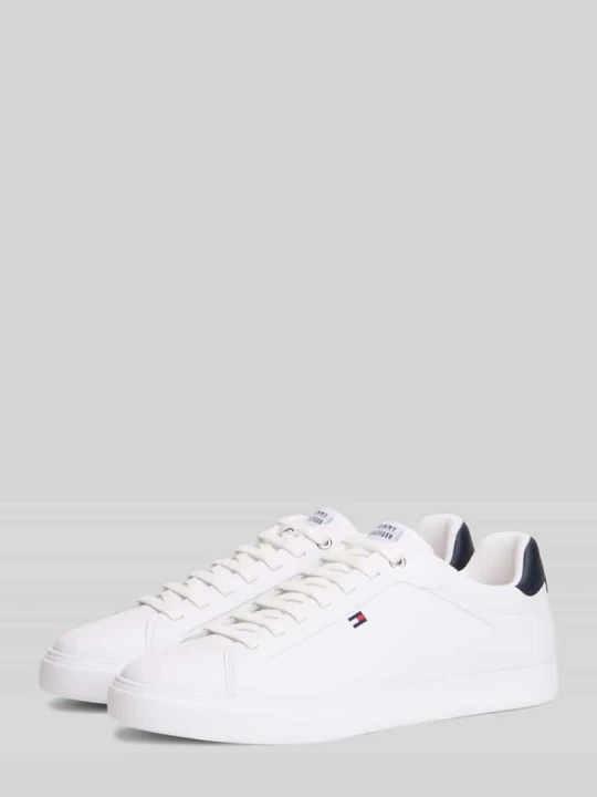 Zdjęcie produktu Sneakersy z prawdziwej skóry Tommy Hilfiger Biały