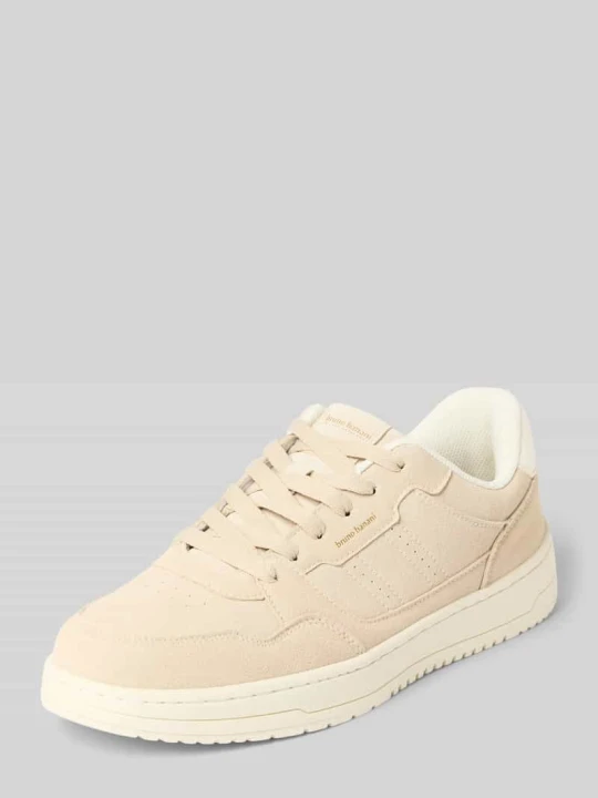Zdjęcie produktu Sneakersy z wiązaniem i detale z logo Model 'ATH' Bruno Banani Beżowy