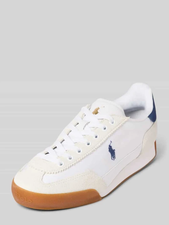 Zdjęcie produktu Sneakersy z wyhaftowanym logo model ‘HESTER’ Polo Ralph Lauren Biały