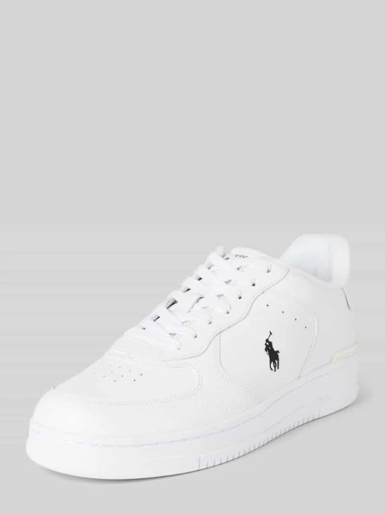 Zdjęcie produktu Sneakersy z przeszyciem logo Model 'MASTERS COURT' Polo Ralph Lauren Biały