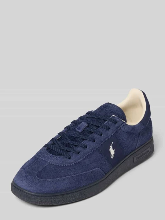 Zdjęcie produktu Sneakers z przeszyciem z logo model 'BEDFORD' Polo Ralph Lauren Ciemnoniebieski