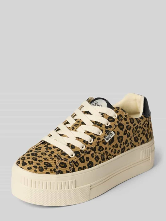 Zdjęcie produktu Sneakersy z zwierzęcym nadrukiem na całej powierzchni Buffalo Beżowy