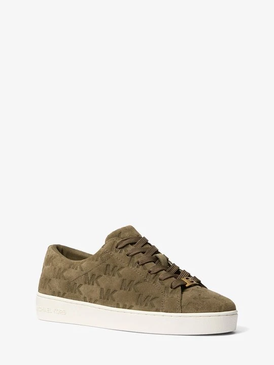 Zdjęcie produktu Sneakersy zamszowe Keaton z wytłoczonym logo Michael Kors LODEN (Zielony)