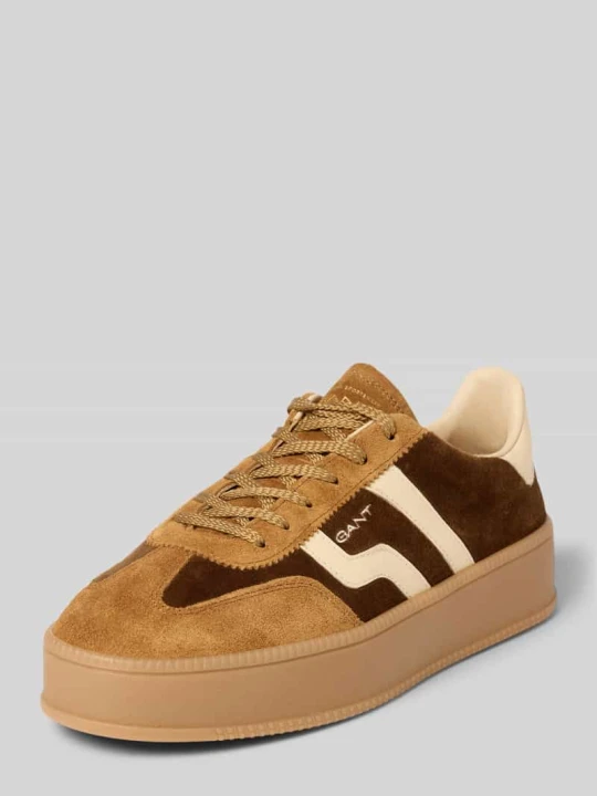 Zdjęcie produktu Sneakersy ze skóry bydlęcej model 'Cuzamani' Gant Koniakowy