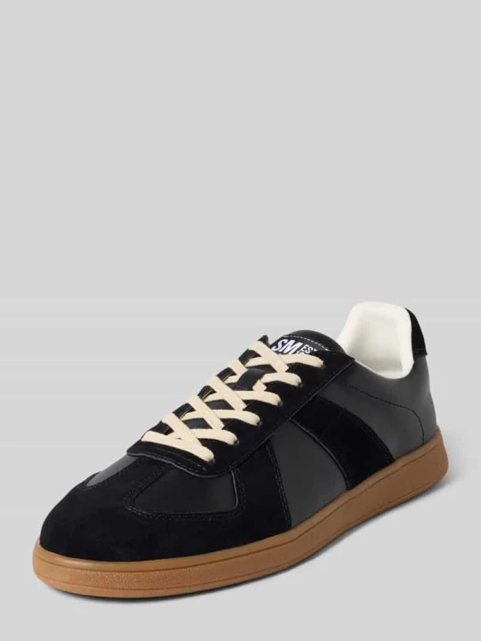 Zdjęcie produktu Sneakersy ze skóry bydlęcej nappa z podeszwą w kontrastowym kolorze Steve Madden