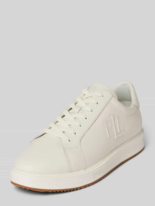 Zdjęcie produktu Sneakersy ze skóry Model 'AINSLEY' Lauren Ralph Lauren Biały