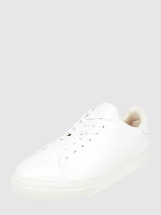 Zdjęcie produktu Sneakersy ze skóry model ‘David’ Selected Homme Biały