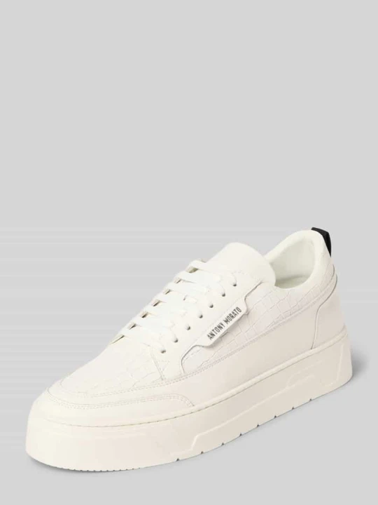 Zdjęcie produktu Sneakersy ze skóry model 'FLINT ANIMAL' Antony Morato Biały