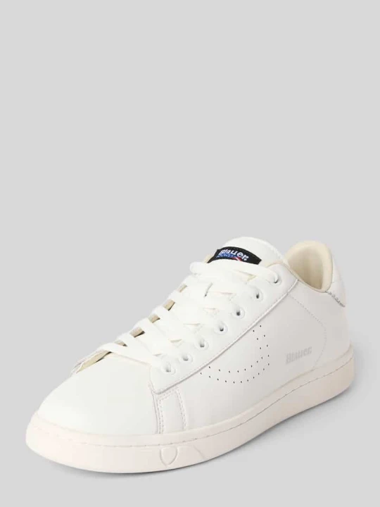 Zdjęcie produktu Sneakersy z prawdziwej Skóry Model 'LOWELL01' Blauer Usa Biały