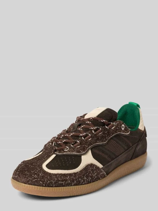 Zdjęcie produktu Sneakersy ze skóry naturalnej z obszyciem w kontrastowym kolorze ALOHAS