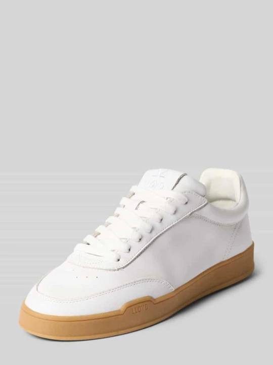 Zdjęcie produktu Sneakersy ze skóry z detalami z logo model 'PRIME' Lloyd Biały