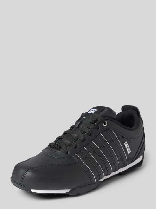Zdjęcie produktu Sneakersy ze skóry z detale z logo model 'Arvee 1.5' K-swiss Czarny