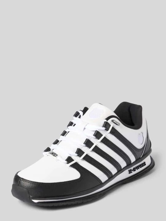 Zdjęcie produktu Sneakersy ze skóry z detale z logo model „Rinzler“ K-swiss Biały