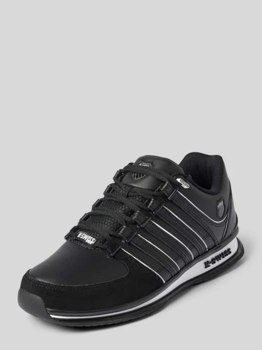 Zdjęcie produktu Sneakersy ze skóry z detale z logo model „Rinzler“ K-swiss Czarny