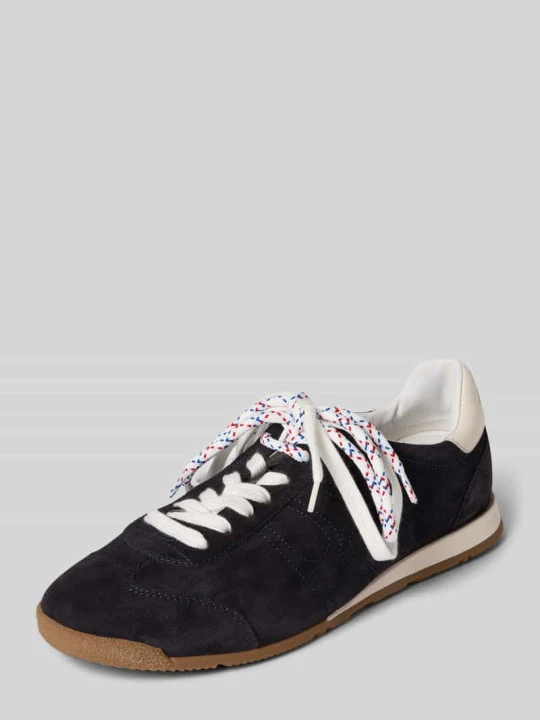 Zdjęcie produktu sneakersy ze skóry z wiązaniem HÖGL Ciemnoniebieski