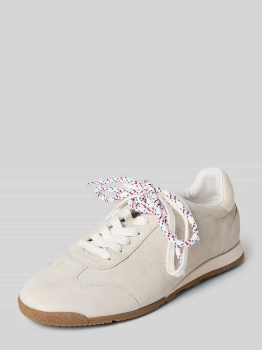 Zdjęcie produktu sneakersy ze skóry z wiązaniem HÖGL Jasnoszary