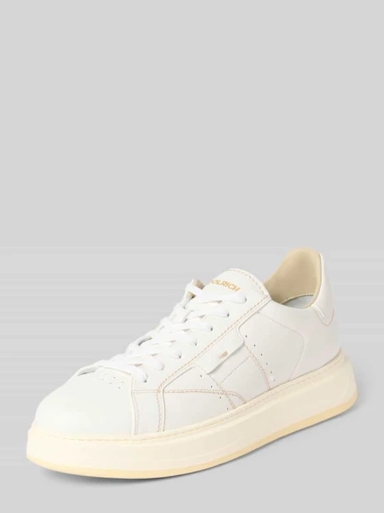 Zdjęcie produktu Sneakersy ze skóry z wiązaniem Model 'ARROW' Woolrich Biały