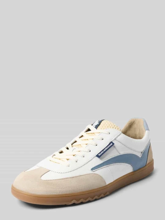 Zdjęcie produktu Sneakersy ze skóry z wiązaniem model 'De Zaler' Floris Van Bommel Biały