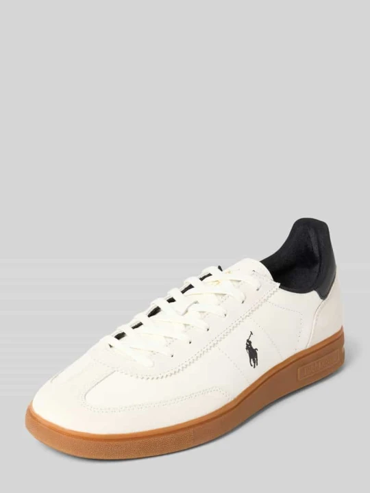 Zdjęcie produktu Sneakersy ze skóry z wyhaftowanym logo model ‘BEDFORD’ Polo Ralph Lauren Biały