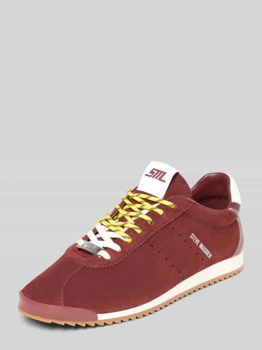 Zdjęcie produktu Sneakersy ze sznurowanym zapięciem model 'MIRAGE-SM' Steve Madden Bordowy