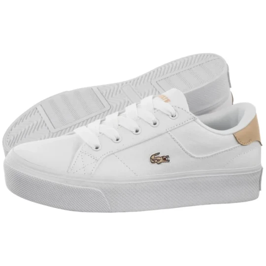 Zdjęcie produktu Sneakersy Ziane Platform 126 5 CFA Wht / Nat 751CFA0042.83J (LC475-a) Lacoste