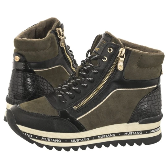 Zdjęcie produktu Sneakersy Zielone 1376-504-770 (MU526-a) Mustang