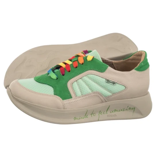 Zdjęcie produktu Sneakersy Zielone+Beż 06873-09 / 00-7 (MA1341-a) Maciejka