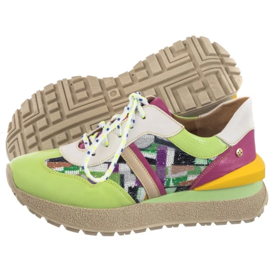 Zdjęcie produktu Sneakersy Zielone+Róż 06322-09 / 00-1 (MA1183-a) Maciejka